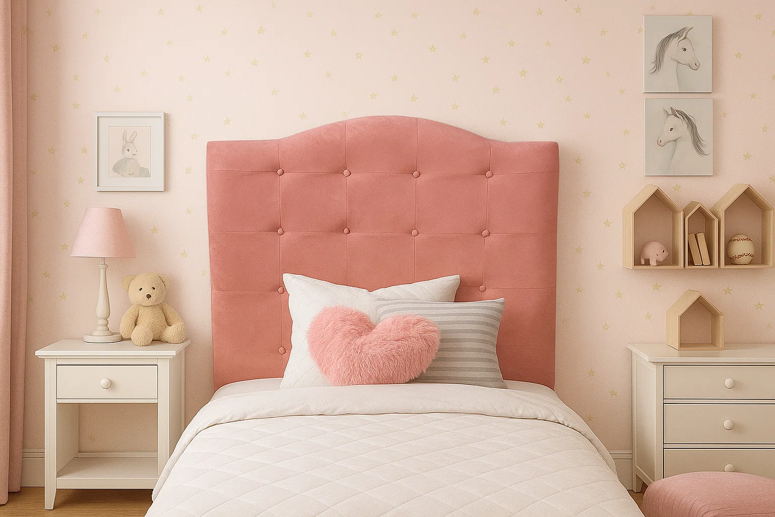 Respaldo 1,5plz Atenea Palo Rosa