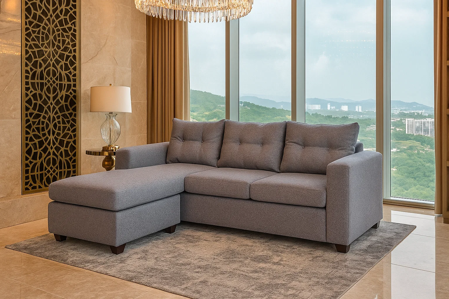 Seccional Richter Gris Perla