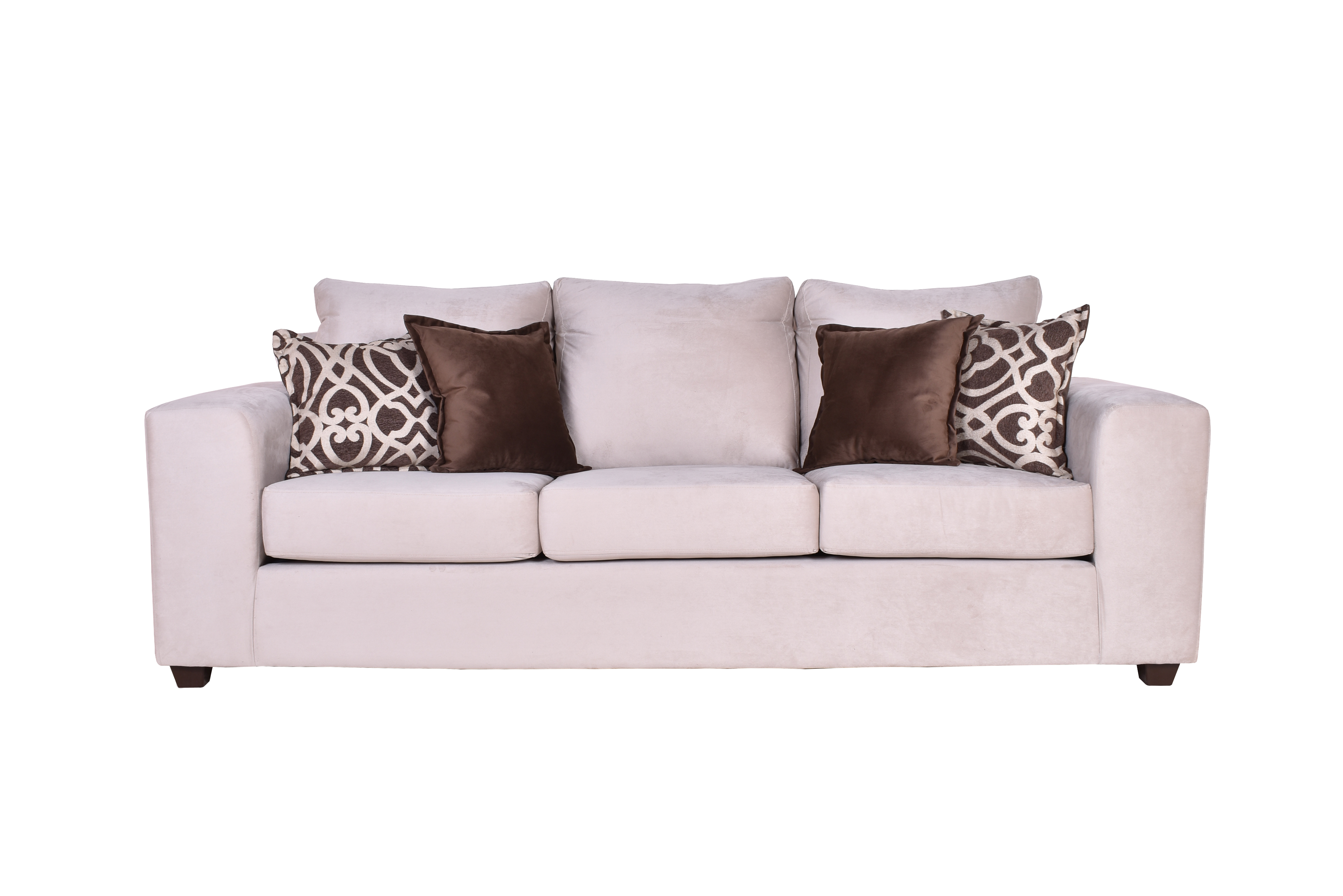 Sofa Kenia 3c Felpa Beige - Imagen 2